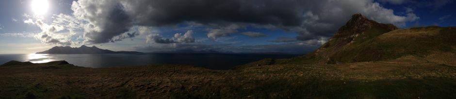 Photo of the island of Rum